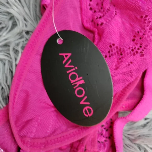 Avidlove Deep V Lingerie Lace Teddy One Piece - Picture 6 of 8